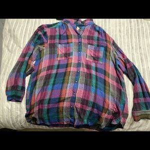 Anthropologie button down shirt